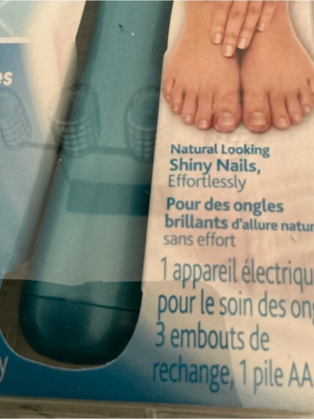 Amope Pedi Perfect Electronic Nail Care System - Teal